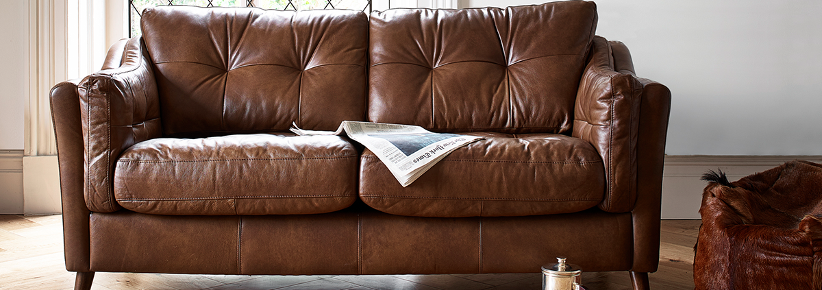 Leather 2 Seater Sofas