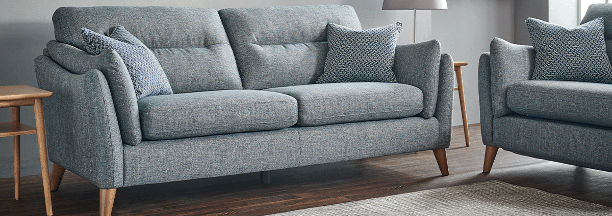 Fabric 3 Seater Sofas