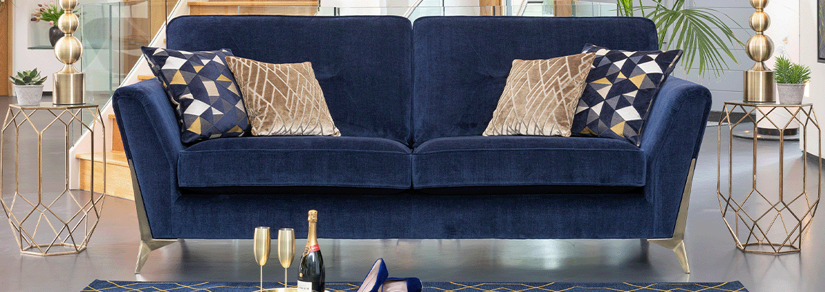 Fabric 4 Seater Sofas