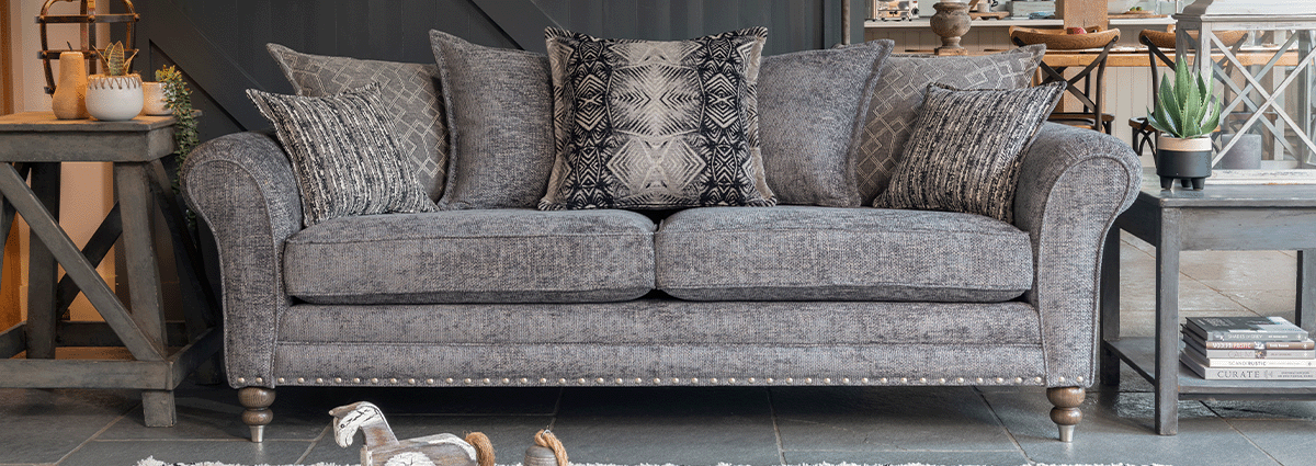 Fabric 4 Seater Sofas