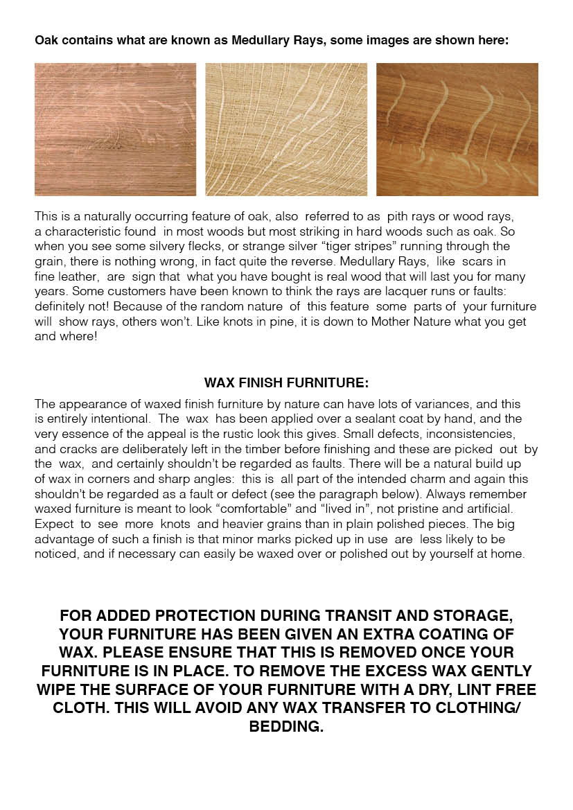 Care of oak furniture image two