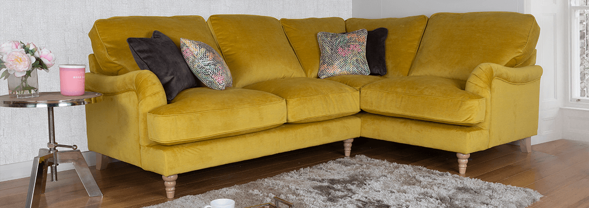 Beatrix Fabric 2 Seater Sofa Beatrix Fabric 2 Seater Sofa, The Range Yellow Sofa Bed