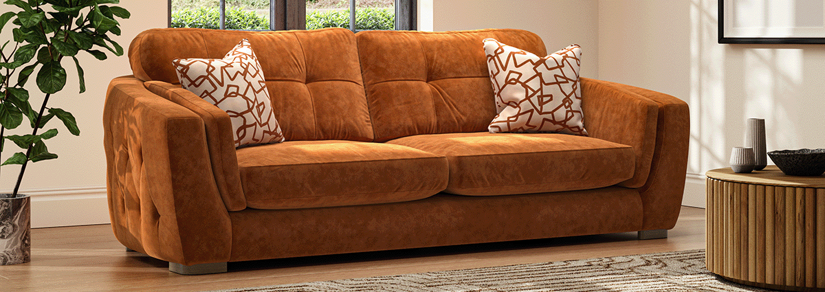 Ollie Leather 2 Seater Sofa