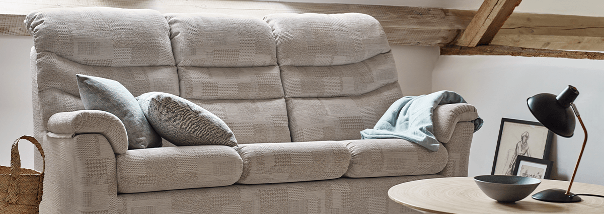 G Plan Malvern Fabric 3 Seater Power Reclining Sofa