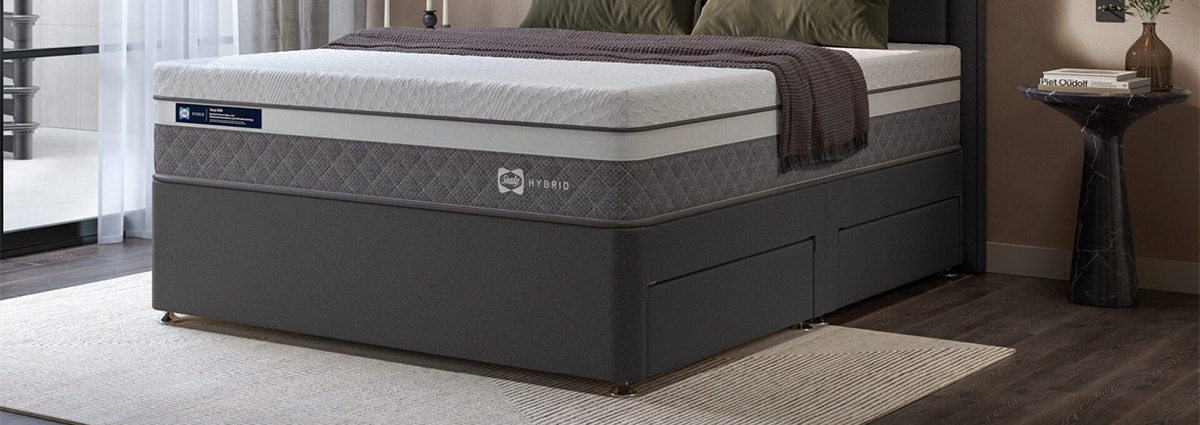Sealy 1400 pocket hybrid geltex mattress & divan deals