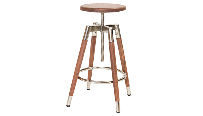 Nickel Bar Stool