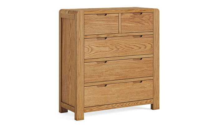 2 Over 3 Drawer Chest