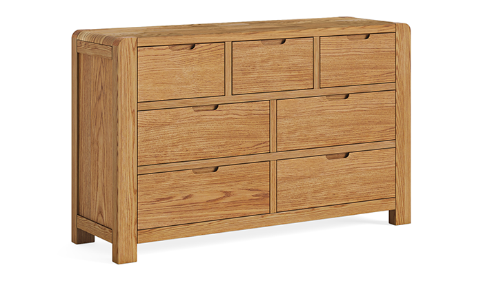 3 Over 4 Drawer Chest