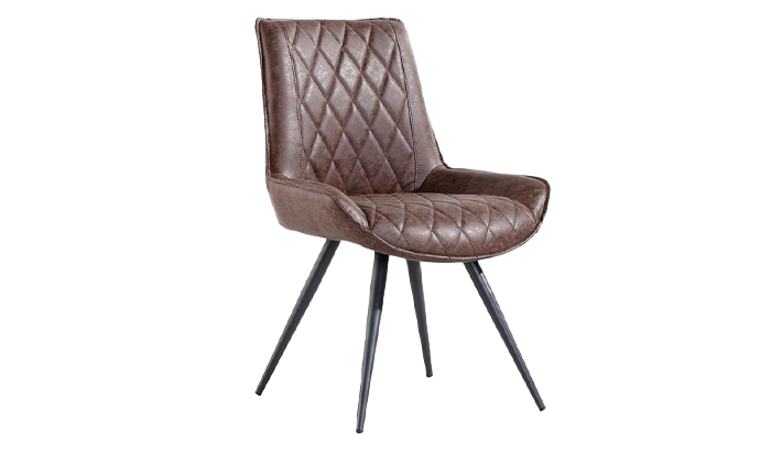 Dining Chair - Brown PU