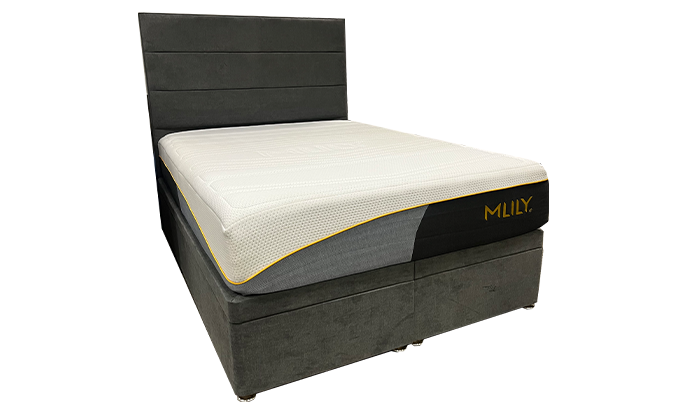 4'6 Double Electric Ottoman Base With Headboard