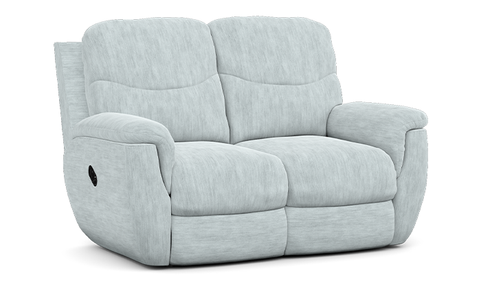 2 seater fabric manual recliner sofa deals