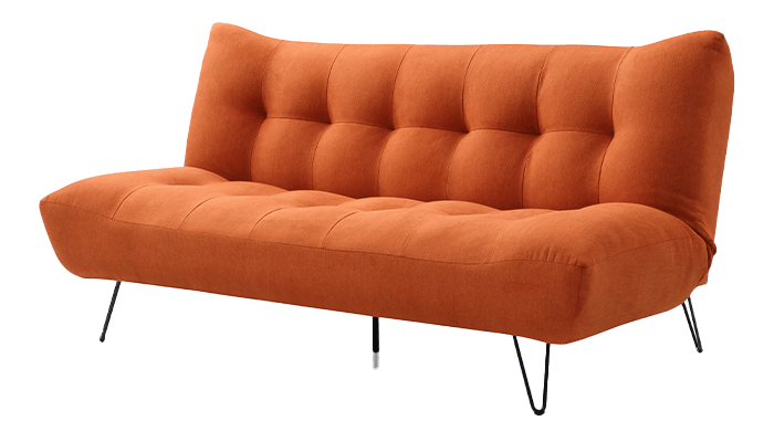 Lux Fabric Click Clack Sofa Bed At