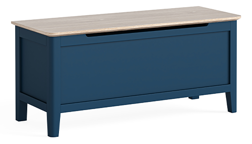 Navy blanket box deals