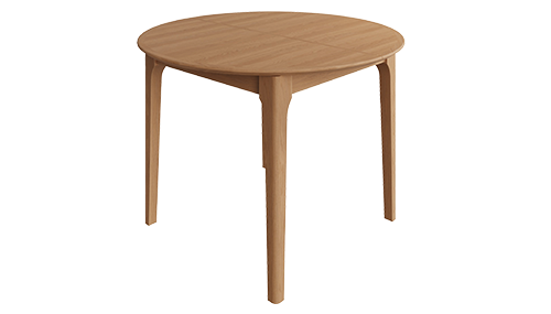 1.1m Round Extending Dining Table