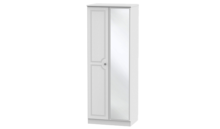 Tall 2 Door Wardrobe with Mirror