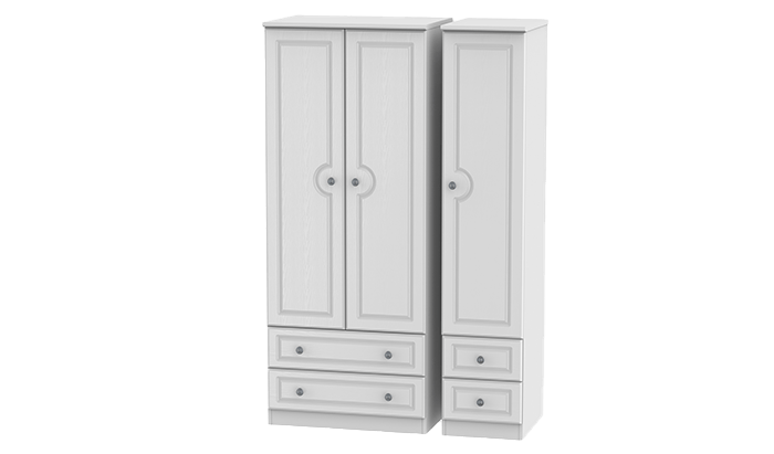 3 Door, 4 Drawer Wardrobe