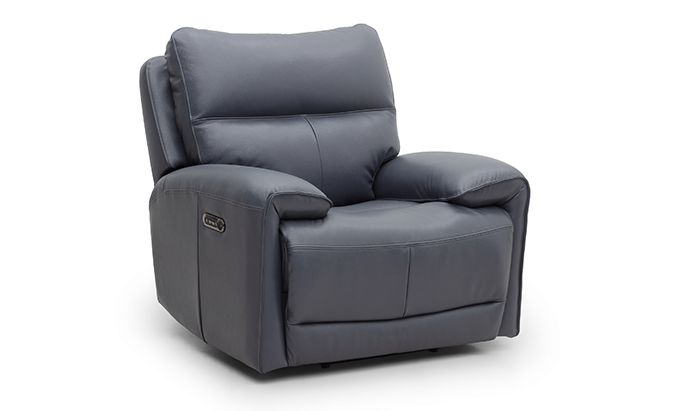 Power Reclining Armchair With Power Headrest & Lumbar
