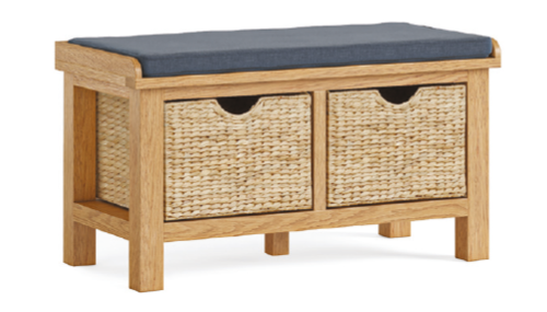 Hallway Bench With Baskets