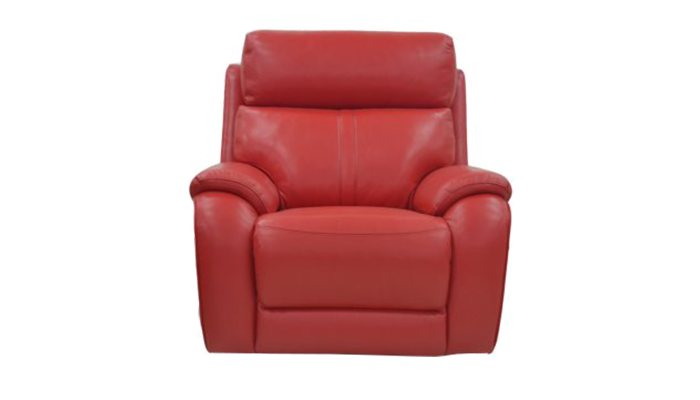 Red leather recliner lazy boy online